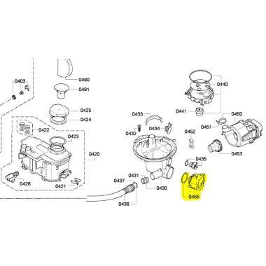 Bosch Dishwasher Drain pump, 3-phase 00611332