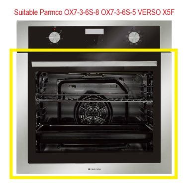 Parmco / Verso X5F Complete Oven door - OX7-3-6S-5 OX7-3-6S-8